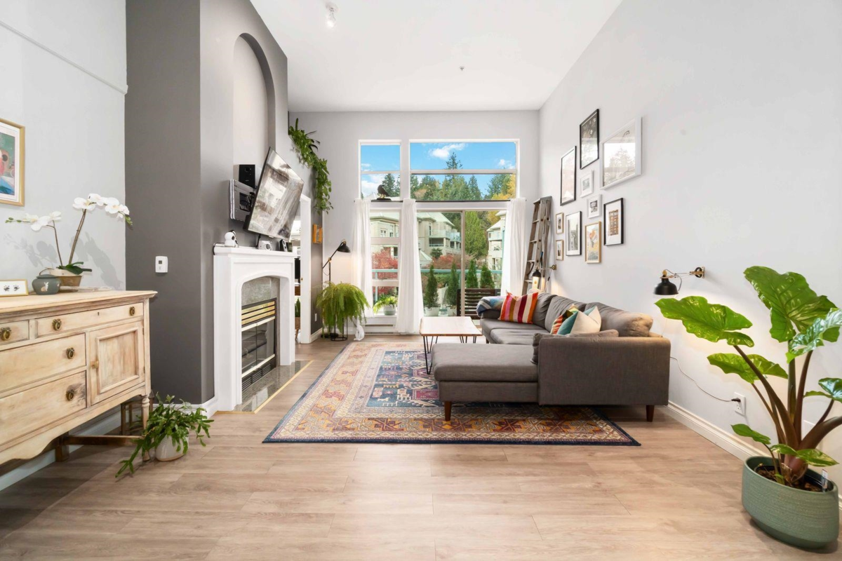 Living Room Photo of 410 301 Maude Road, Port Moody, BC