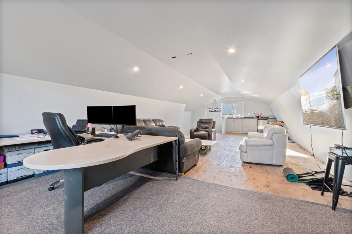 Aerial View of 5844 Blackburn Road, Chilliwack, BC