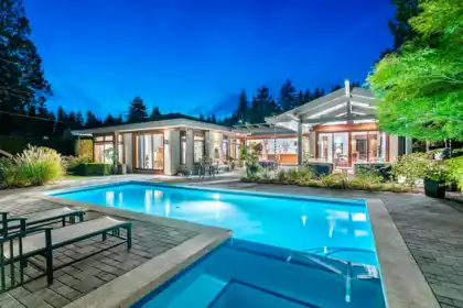 Exterior Rear Photo of 389 Moyne Drive, West Vancouver, BC