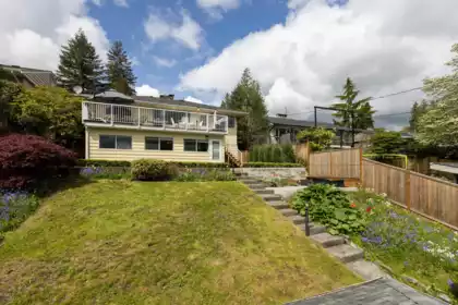 Backyard Photo of 1231 Cloverley Street, North Vancouver, BC