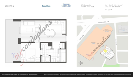 2103 570 Emerson Street, Coquitlam, BC, Coquitlam — Apartment/Condo for sale