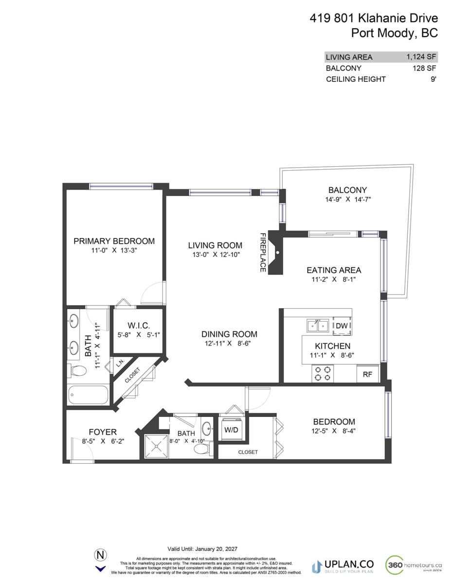 Backyard Photo of 419 801 Klahanie Drive, Port Moody, BC