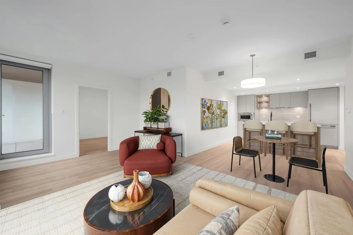 Exterior Rear Photo of 320 755 Harbourside Drive, North Vancouver, BC