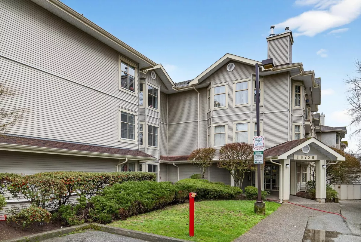 Aerial View of 201 10720 138 Street, Surrey, BC