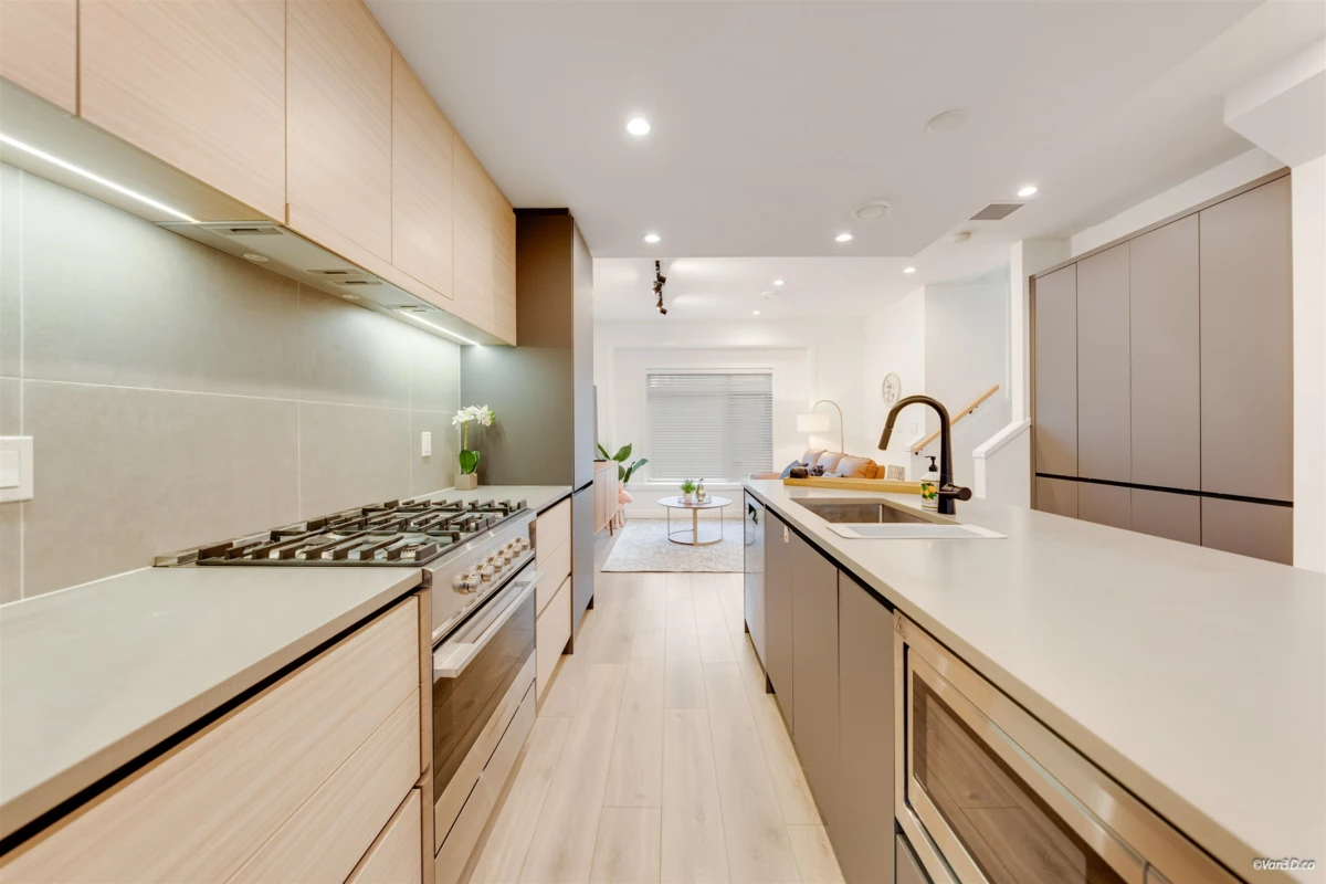 Kitchen Island Photo of 3 5651 Steveston Highway, Richmond, BC