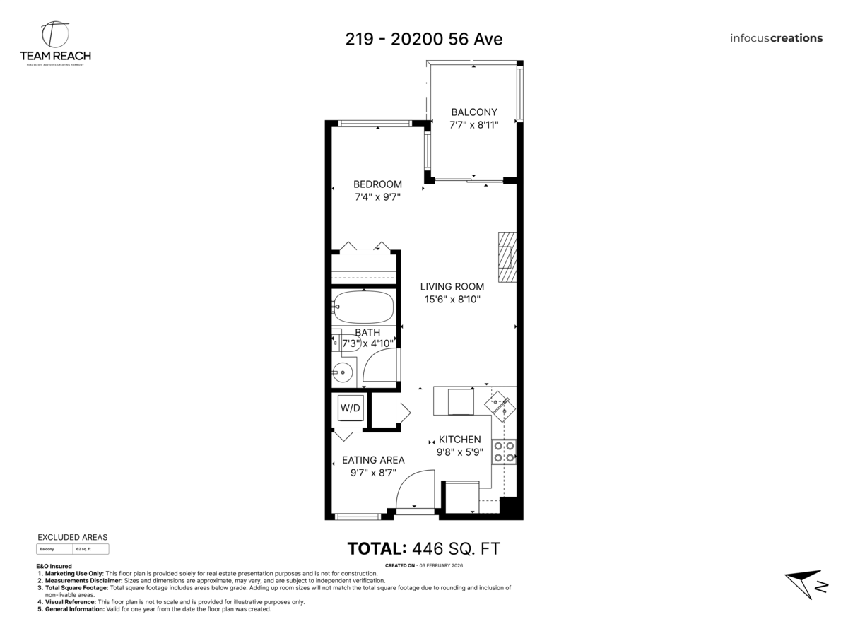 Powder Room Photo of 219 20200 56 Avenue, Langley, BC