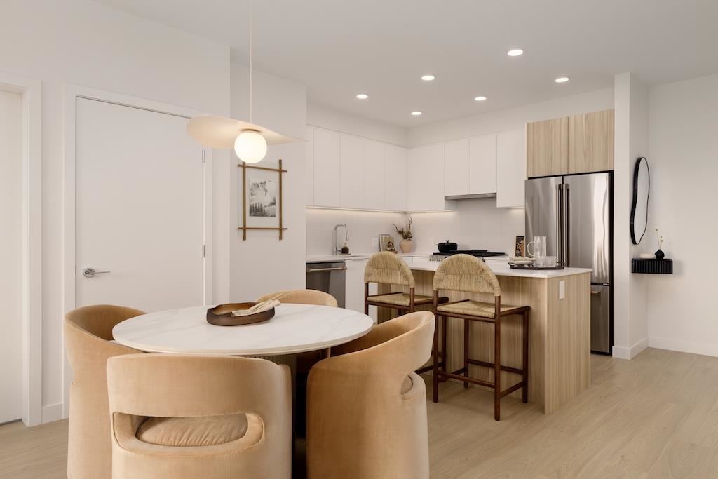 Dining Area Photo of 210 2450 Garden Drive, Vancouver, BC