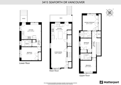 Entry Foyer Photo of 3415 Seaforth Drive, Vancouver, BC
