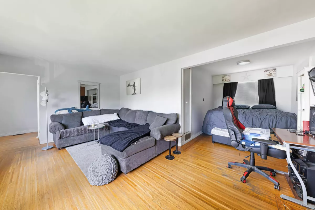 Aerial View of 7724 Goodlad Street, Burnaby, BC