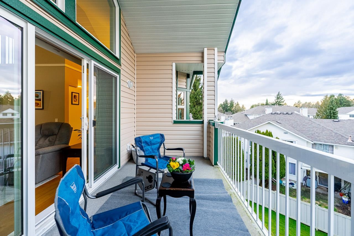 Aerial View of 302 13911 70 Avenue, Surrey, BC