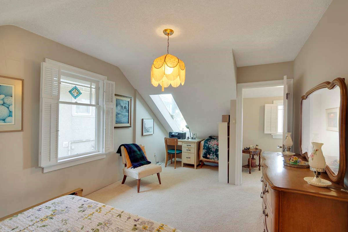 Aerial View of 3657 W 14th Avenue, Vancouver, BC