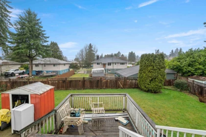 Aerial View of 8625 Margate Place, Surrey, BC