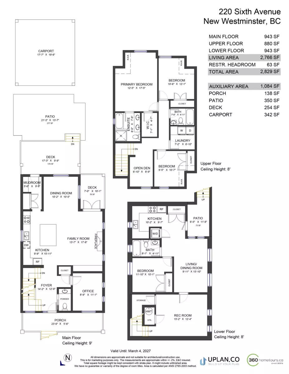 Exterior Rear Photo of 220 Sixth Avenue, New Westminster, BC