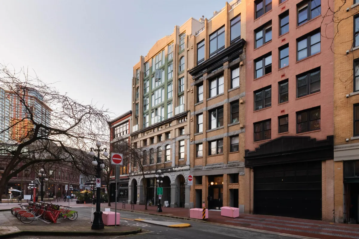 Exterior Rear Photo of 308 27 Alexander Street, Vancouver, BC