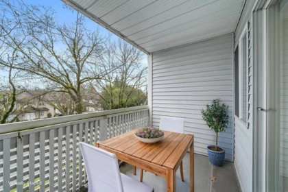 Outdoor Deck Photo of 211 7471 Blundell Road, Richmond, BC