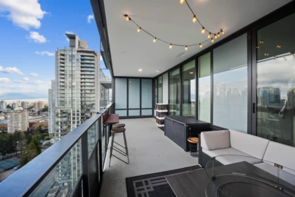 Outdoor Deck Photo of 2501 6699 Dunblane Avenue, Burnaby, BC