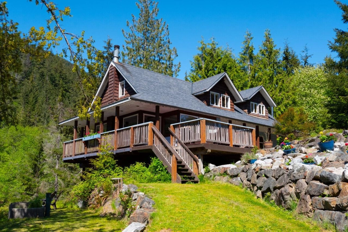 Exterior Rear Photo of 1293 Westside Road, Bowen Island, BC