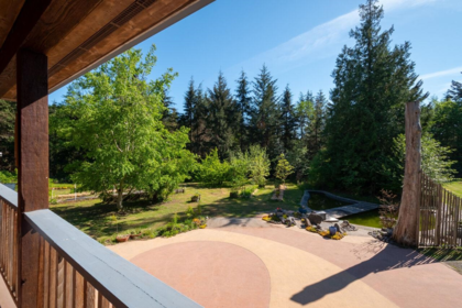 Aerial View of 1293 Westside Road, Bowen Island, BC