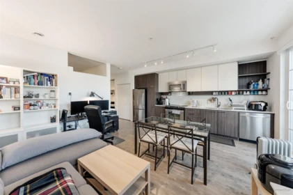 Kitchen Island Photo of 201 618 Como Lake Avenue, Coquitlam, BC