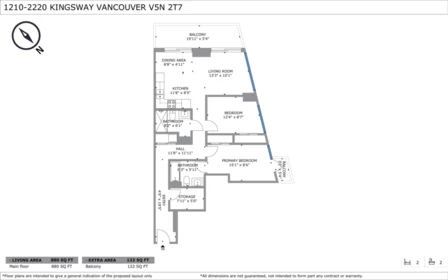 1210 2220 Kingsway, Vancouver, BC, Vancouver — Apartment/Condo for sale
