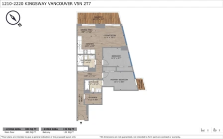 1210 2220 Kingsway, Vancouver, BC, Vancouver — Apartment/Condo for sale