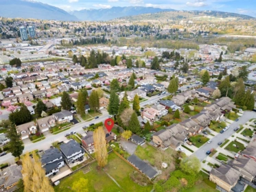 Aerial View of 5432 Laurel Street, Burnaby, BC