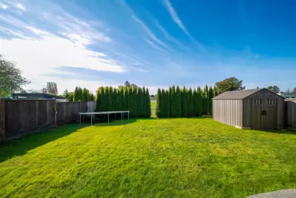 Aerial View of 5500 52 Avenue, Ladner, BC