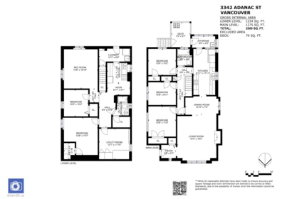 Primary Bedroom Photo of 3342 Adanac Street, Vancouver, BC