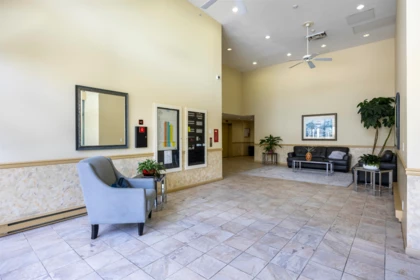 Basement Recreation Room Photo of 501 6611 Southoaks Crescent, Burnaby, BC