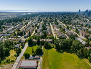 Aerial View of 309 7368 Royal Oak Avenue, Burnaby, BC