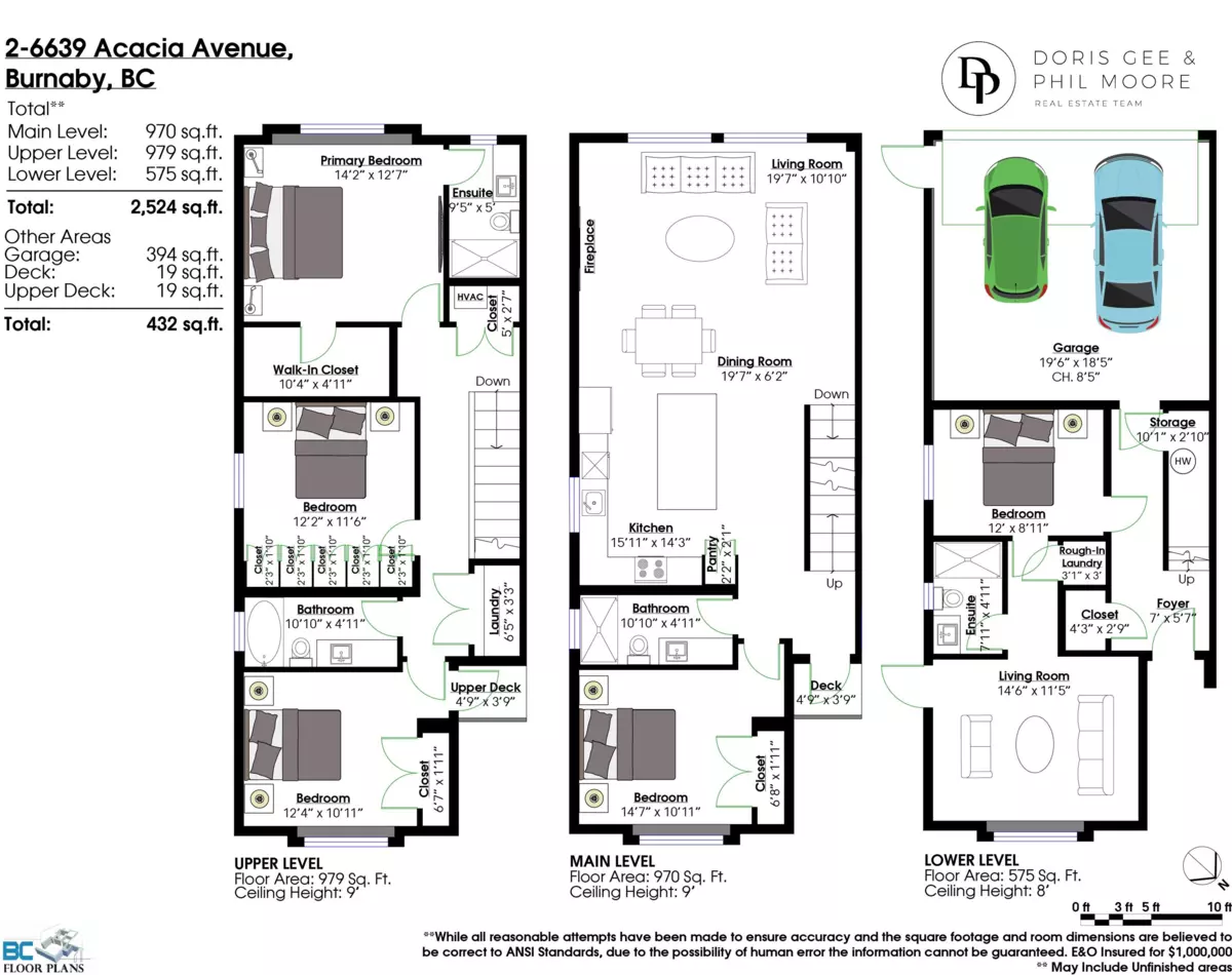 Living Room Photo of 2 6639 Acacia Avenue, Burnaby, BC