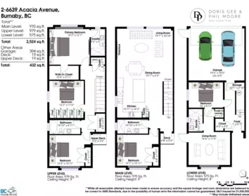 2 6639 Acacia Avenue, Burnaby, BC, Burnaby — Half Duplex for sale