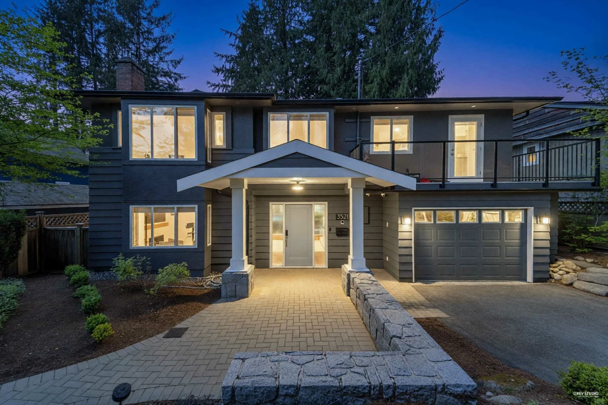 Exterior Rear Photo of 3521 Duval Road, North Vancouver, BC
