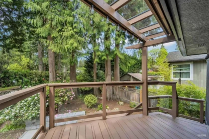 Aerial View of 3521 Duval Road, North Vancouver, BC