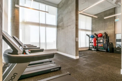 Basement Recreation Room Photo of 907 567 Clarke Road, Coquitlam, BC