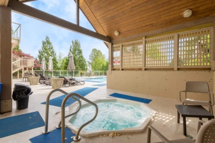 Backyard Photo of 112 2979 Panorama Drive, Coquitlam, BC