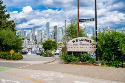 Outdoor Deck Photo of 301 1450 Pennyfarthing Drive, Vancouver, BC