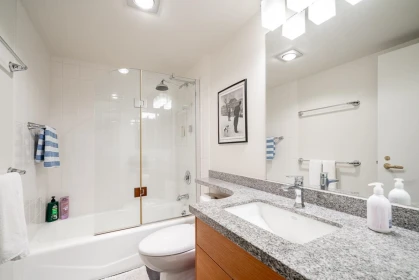 Powder Room Photo of 301 1450 Pennyfarthing Drive, Vancouver, BC