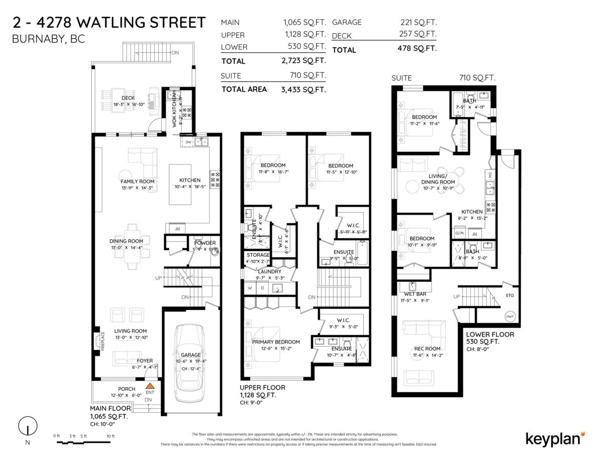 Family Room Photo of 2 4278 Watling Street, Burnaby, BC