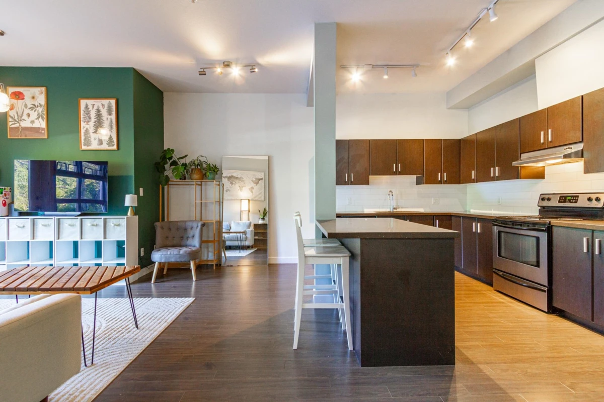 Family Room Photo of 113 41105 Tantalus Road, Squamish, BC