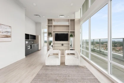 Kitchen Island Photo of 302 9675 King George Boulevard, Surrey, BC