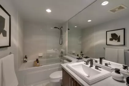 Basement Recreation Room Photo of 406 125 Milross Avenue, Vancouver, BC