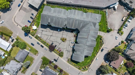 Aerial View of 320 31850 Union Avenue, Abbotsford, BC
