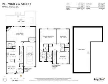 Hallway Photo of 24 11870 232 Street, Maple Ridge, BC
