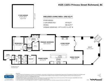 Garage Interior Photo of 105 13251 Princess Street, Richmond, BC