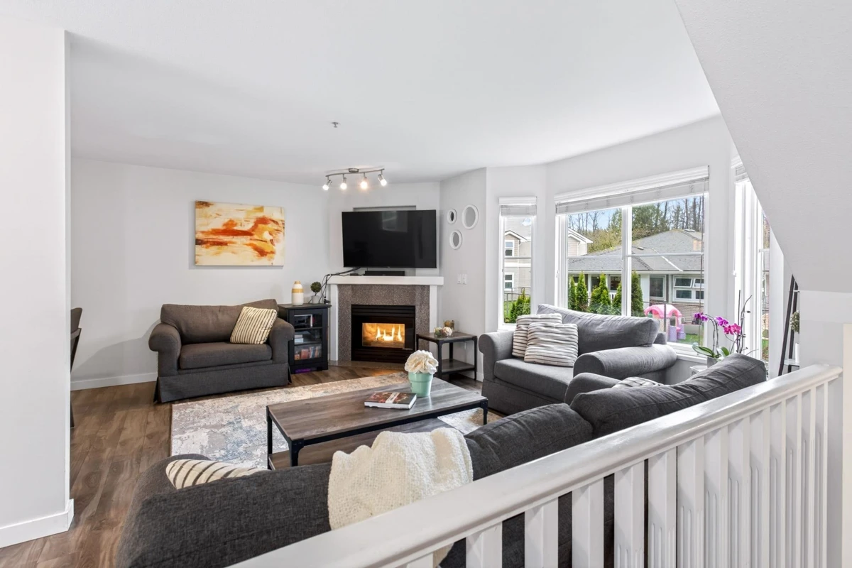 Living Room Photo of 20 2458 Pitt River Road, Port Coquitlam, BC