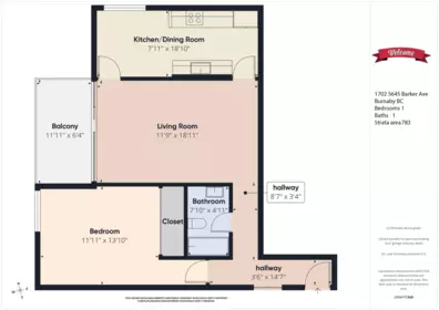 1702 5645 Barker Avenue, Burnaby, BC, Burnaby — Apartment/Condo for sale
