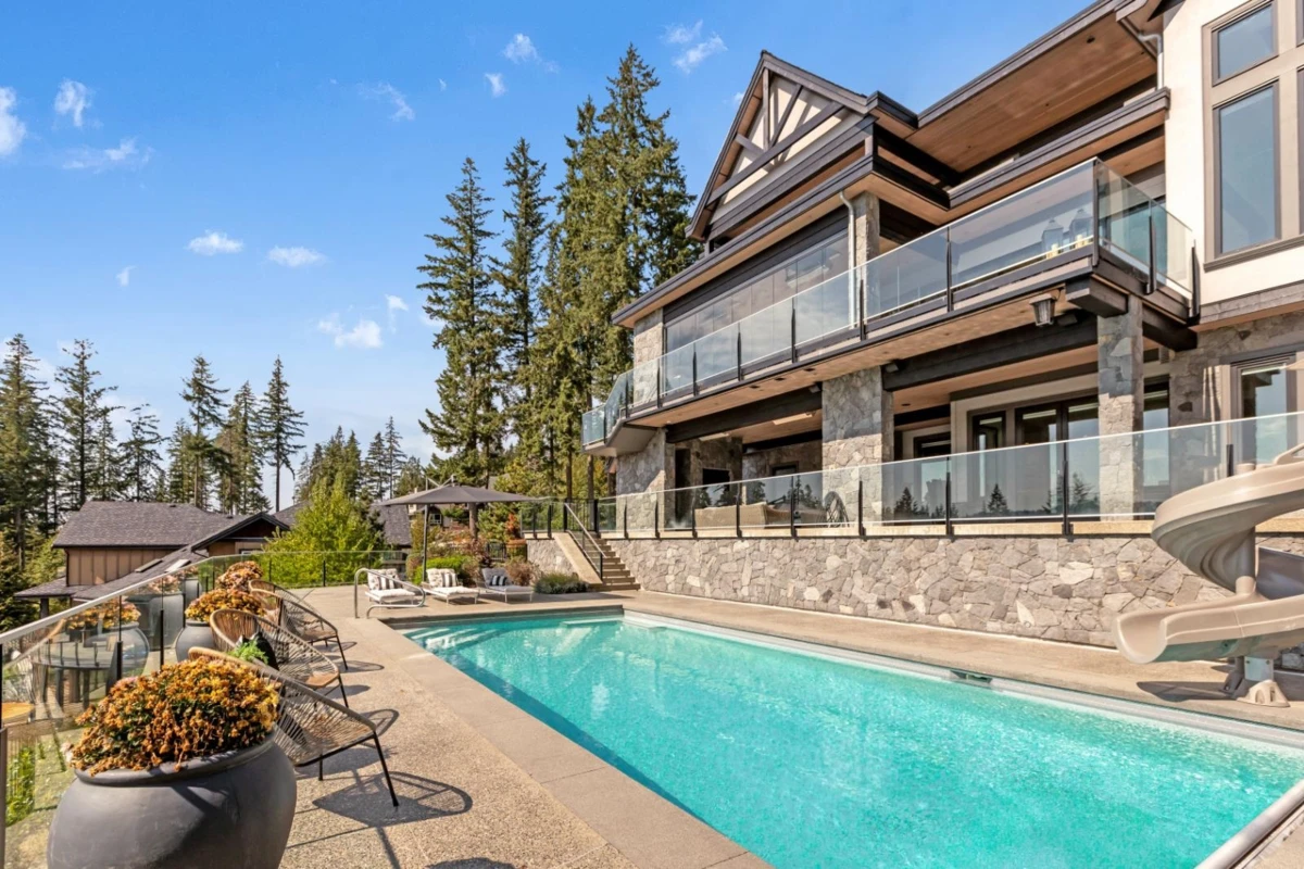 Exterior Rear Photo of 1450 Crystal Creek Drive, Anmore, BC