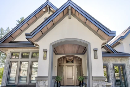 Aerial View of 1450 Crystal Creek Drive, Anmore, BC