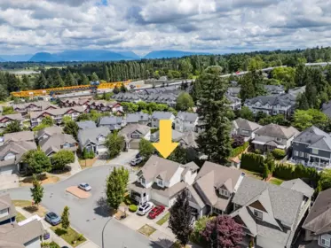 Aerial View of 7088 179a Street, Surrey, BC
